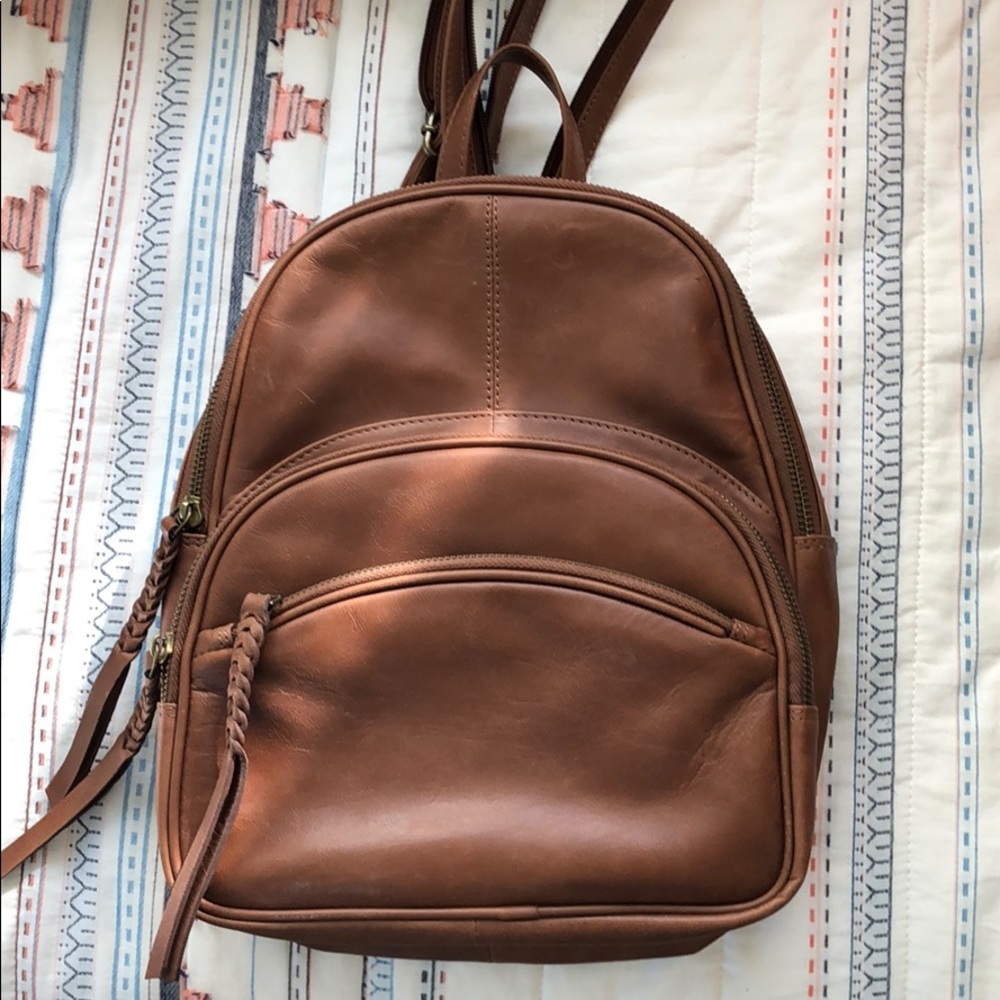 Leather Tommy Bahama backpack